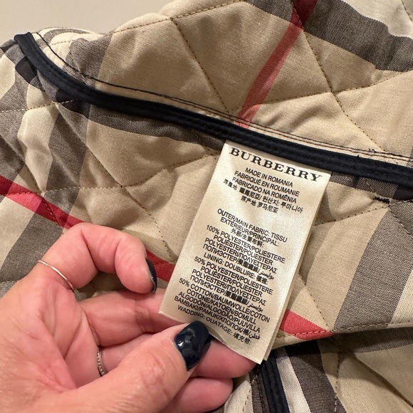 Burberry Brit new worn only once beautiful jacket navy blue - Picture 5 of 9